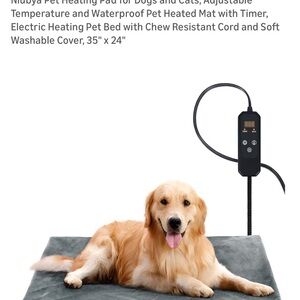 Gray Pet Heating Pad for Dogs